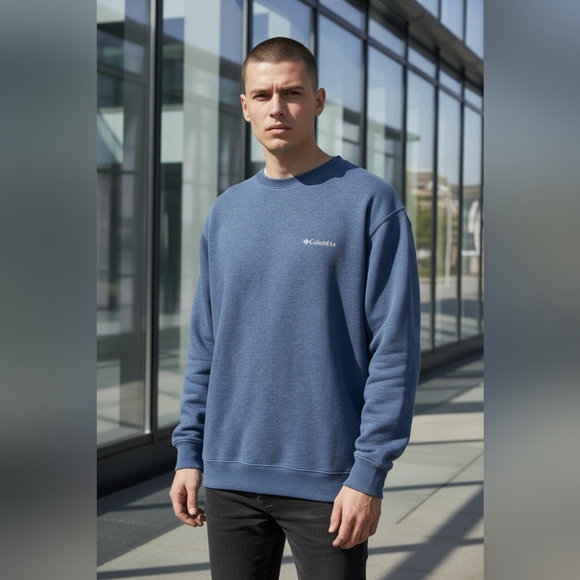 Columbia Other - Columbia Men's Size XL Sweat Shirt Fleece Lined Crew Neck